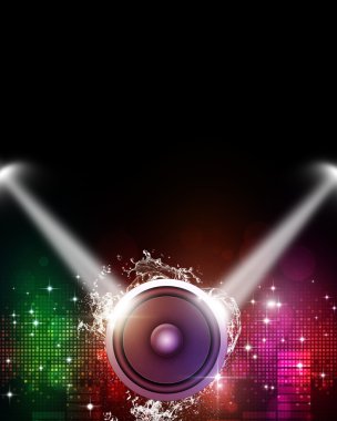 müzik çok renkli el ilanı