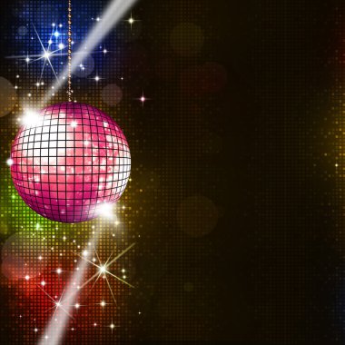disko ışıkları müzik arka plan