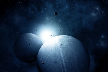 Mavi alan arkaplanı