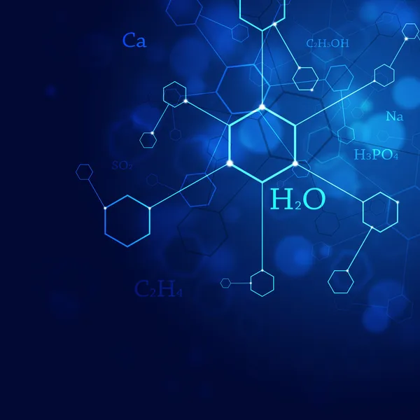 Ciencia Fondo azul —  Fotos de Stock