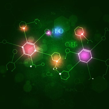 Bilim yeşil arka plan