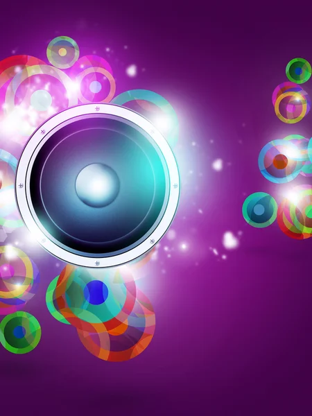 Multicolor muziek funky achtergrond — Stockfoto
