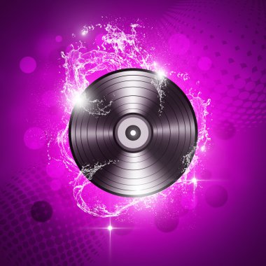 müzik vinil arka plan