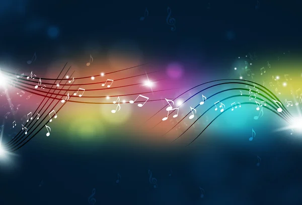 Music Notes Party Background — Stock Photo, Image