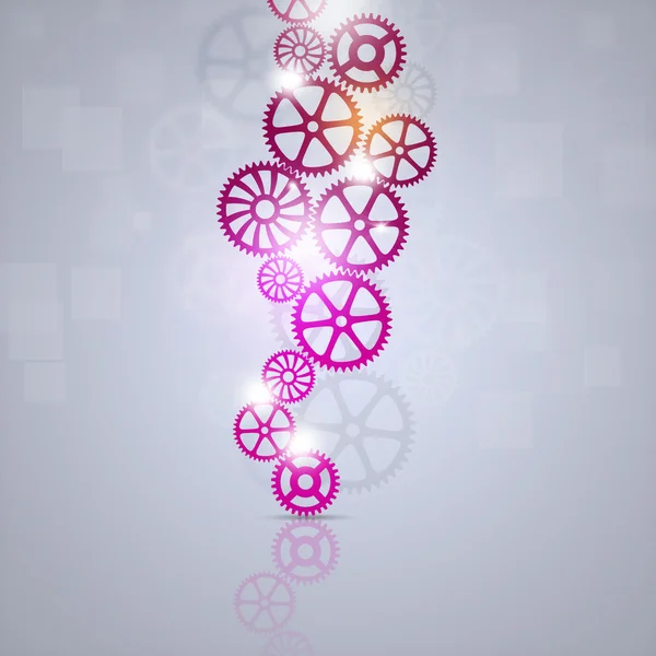 Concept Busines Gears Background — Stock Photo, Image