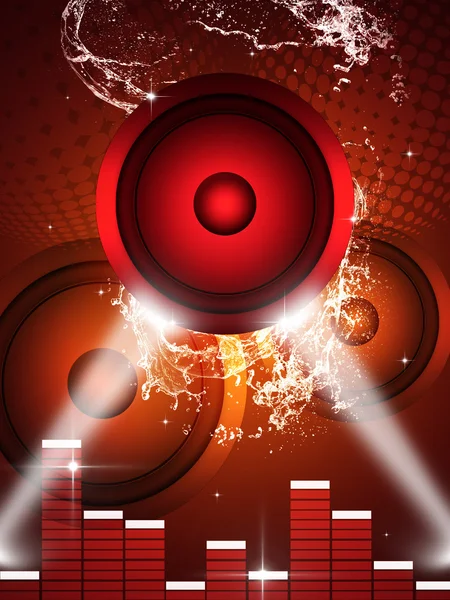 Music Party Background — Stockfoto