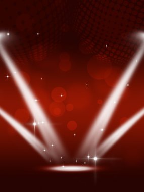 parti sahne ışıkları müzik arka plan