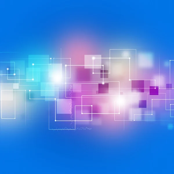 Abstract Connections Multicolor Technology Background — Stock Photo, Image