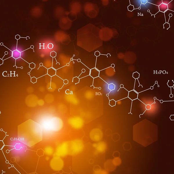 Abstrakte chemische Hintergründe — Stockfoto