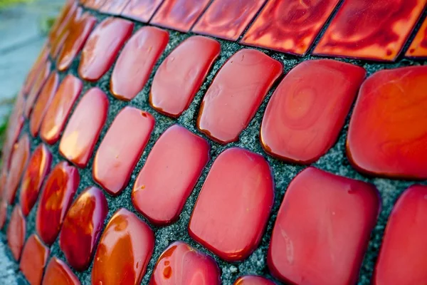 Red mosaic. — Stock Photo, Image