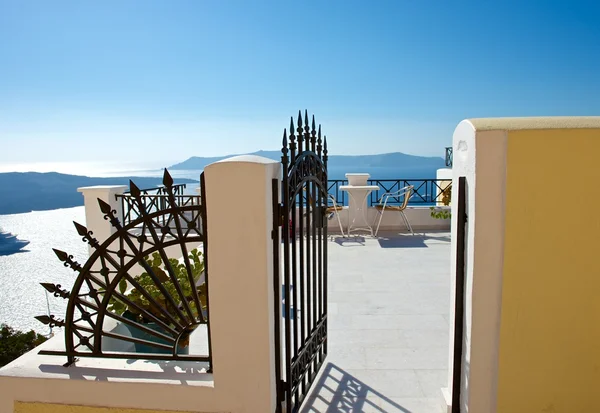 Entrance to the terrace — Stock Photo, Image