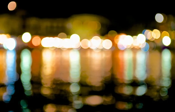Noite luzes da cidade. Imagem De Stock