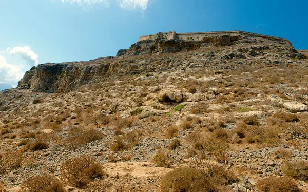 Gramvousa fort. Panoramy — Zdjęcie stockowe