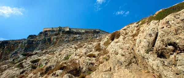 Gramvousa fort. Panorama — Stock Photo, Image