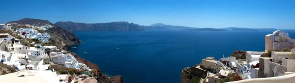 Ilha Santorini. Panorama . Imagens Royalty-Free