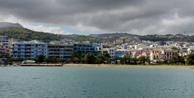 Fırtına öncesi sessizlik Rethymno.