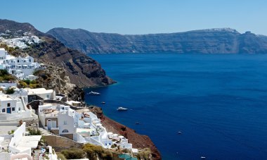 sarp kıyısı açıklarında santorini