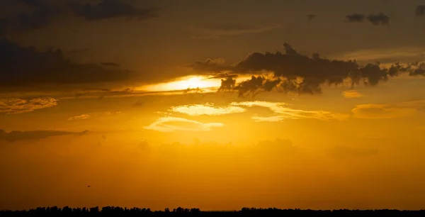 Sunset passing day. — Stock Photo, Image