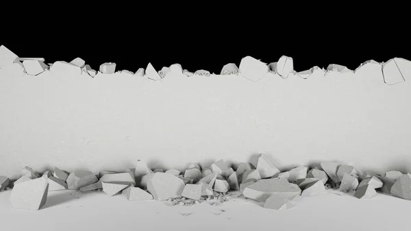 Κενό Ένα Λευκό Τοίχο Οριζόντια Εικονογράφηση — Φωτογραφία Αρχείου
