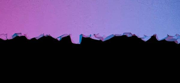 Разрыв Стене Горизонтально Неоновом Освещении Иллюстрация — стоковое фото