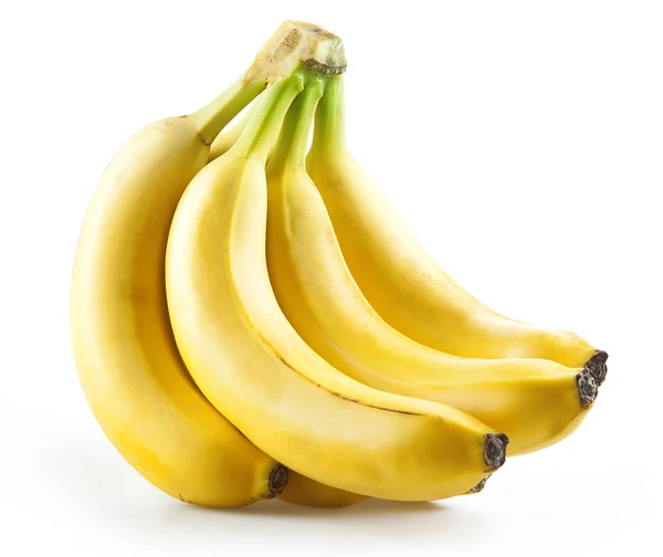 Bunch of bananas isolated on white background — Stock Photo, Image