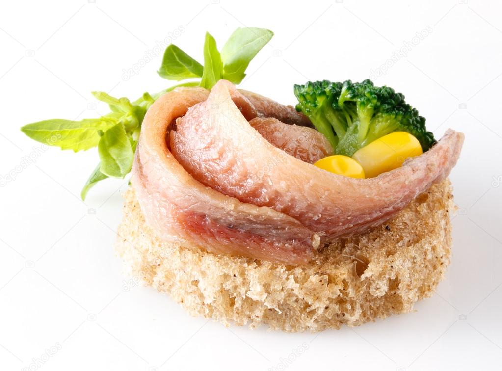 Anchovy with vegetables