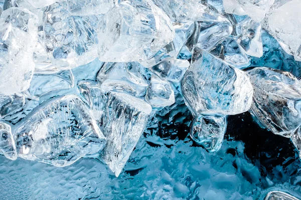 Fondo de hielo azul — Foto de Stock