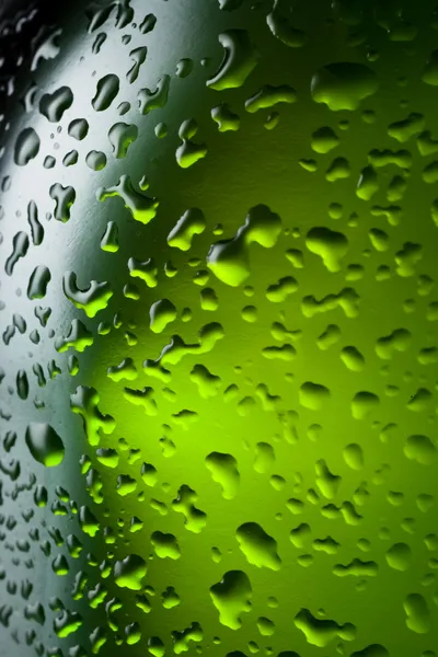 Gotas de agua textura en la botella de cerveza. Fondo abstracto w — Foto de Stock