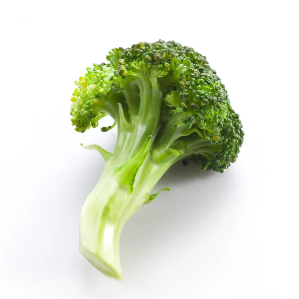 Broccoli pe un fundal alb — Fotografie, imagine de stoc