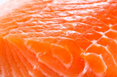 kırmızı balık. Somon makro