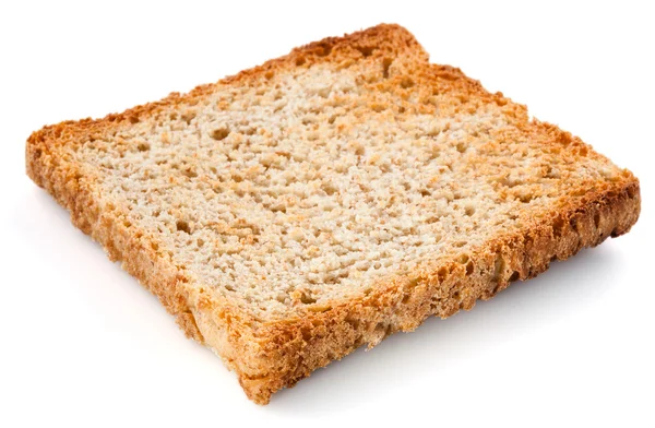 White bread slice. Toast Isolated. — Stock Photo, Image