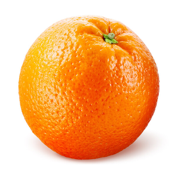 Orange fruit isolated on white background