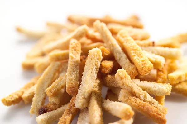 Many small salty dried rusks — Stock Photo, Image