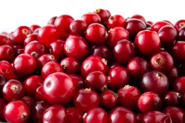 Cranberries makro. Gıda arka plan