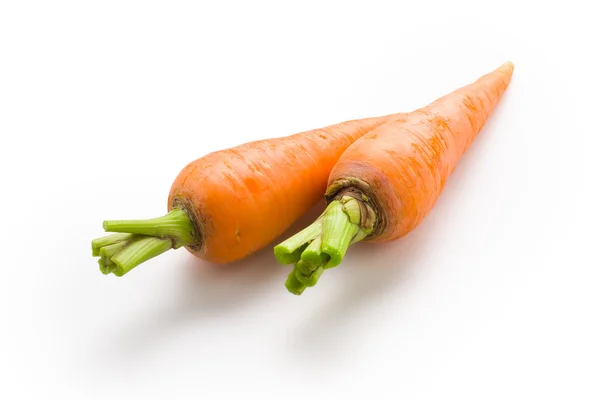 Морква ізольована. Органічні овочі — стокове фото