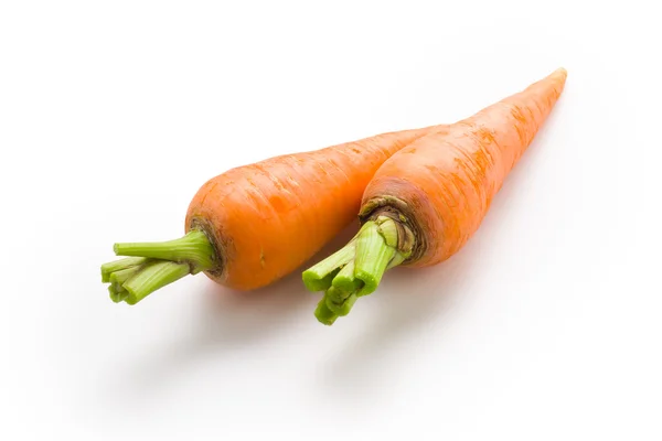 Carota isolata. Ortaggi biologici — Foto Stock