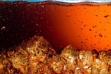 buzlu Cola. Gıda arka plan