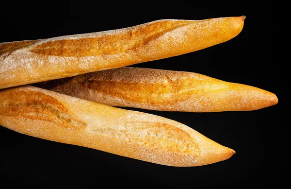 Baguette. Pan fresco aislado — Foto de Stock