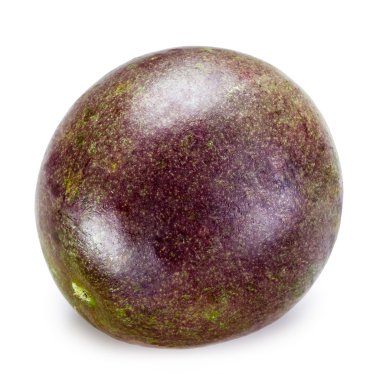 Tutku meyvesi beyaz arkaplanda izole