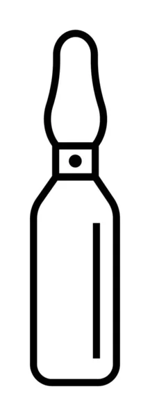 Tipo de ampolla A. Icono del vector — Archivo Imágenes Vectoriales