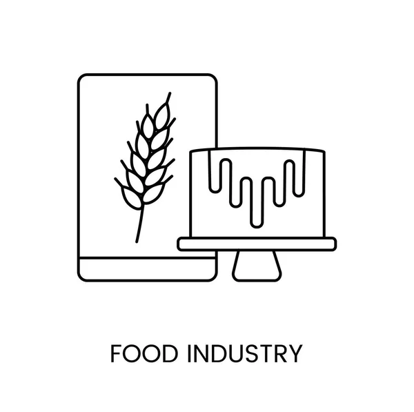 Ikone Der Verwendung Von Honig Der Lebensmittelindustrie Eine Vektorillustration Von — Stockvektor