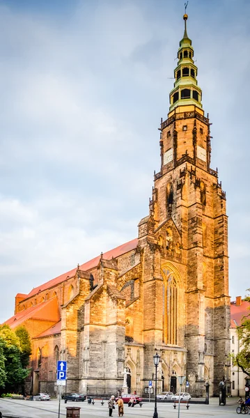 Świdnica - Cathedral. St. Stanislaus. Waclawa — Stock Photo, Image