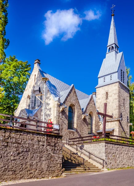 Acristalamiento Poreba - Iglesia Maximiliano Kolbe, POLONIA —  Fotos de Stock