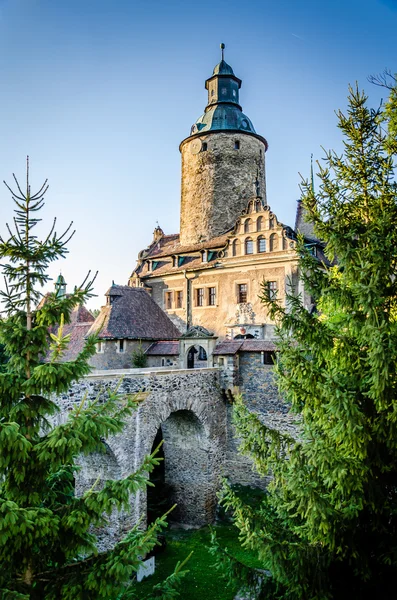 Czocha slott i Leśna - Polen — Stockfoto