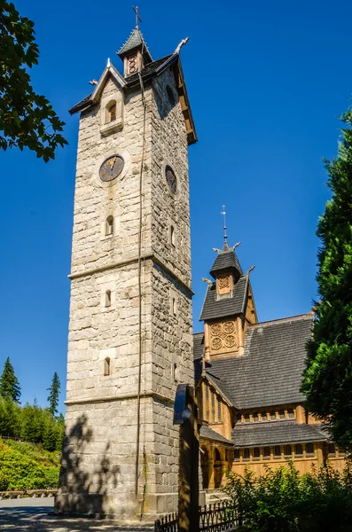 Karpacz - norska templet wang — Stockfoto