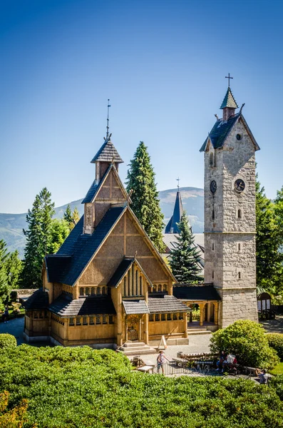 Karpacz templo noruego Wang —  Fotos de Stock