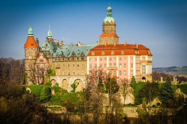 Castello di Ksiascar in Polonia — Foto Stock