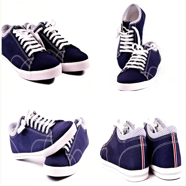 Schoenen collage — Stockfoto