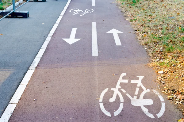 自転車道 — ストック写真