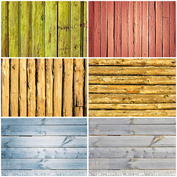 Wooden collage — Stock Photo, Image